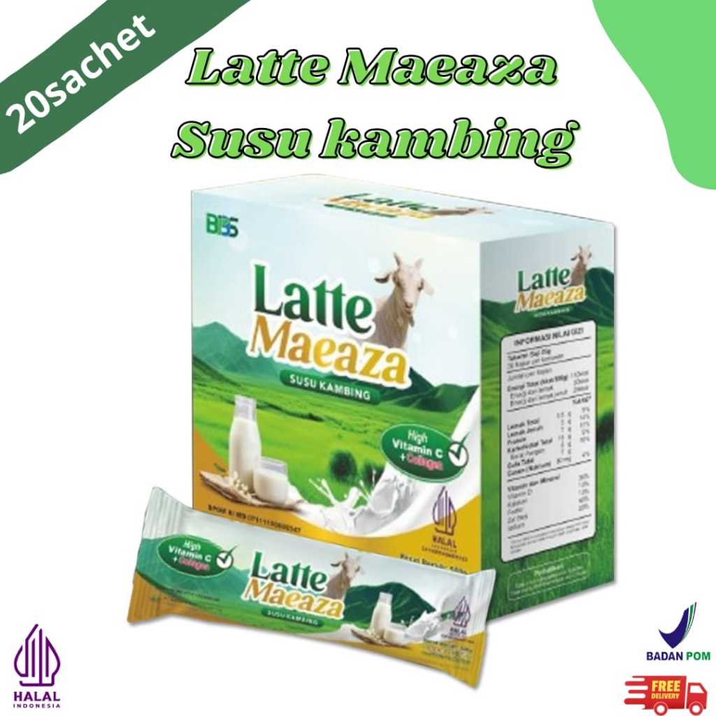 

Latte Maeaza dari Susu Kambing ETAWA Kwalitas terbaik 20 schet