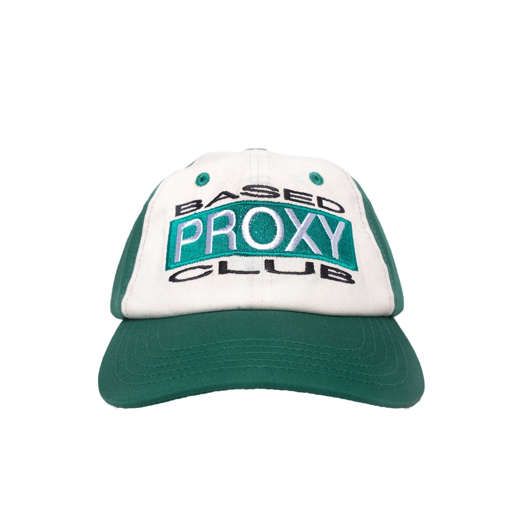 Based Club Gartent Topi Hijau Putih Tulang