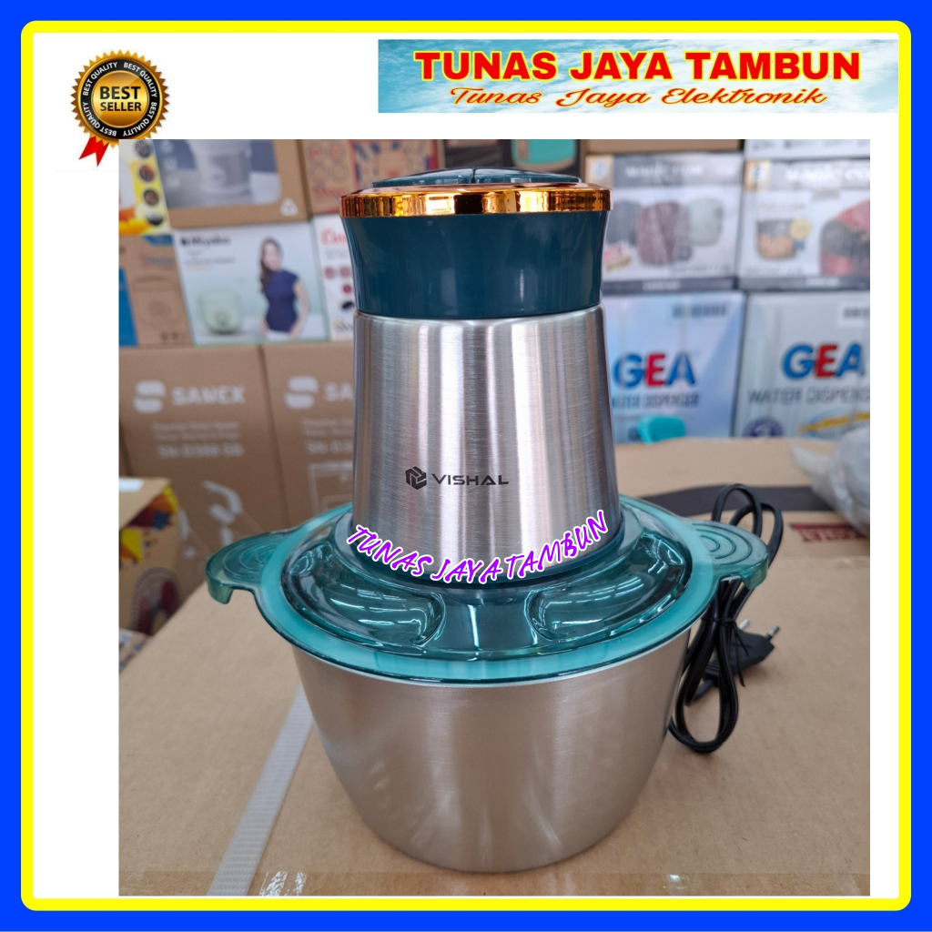 CHOPPER VISHAL VS-1860 T CHOPPER VISHAL 2 LITER STAINLESS 1860 / VISHAL VS 1860