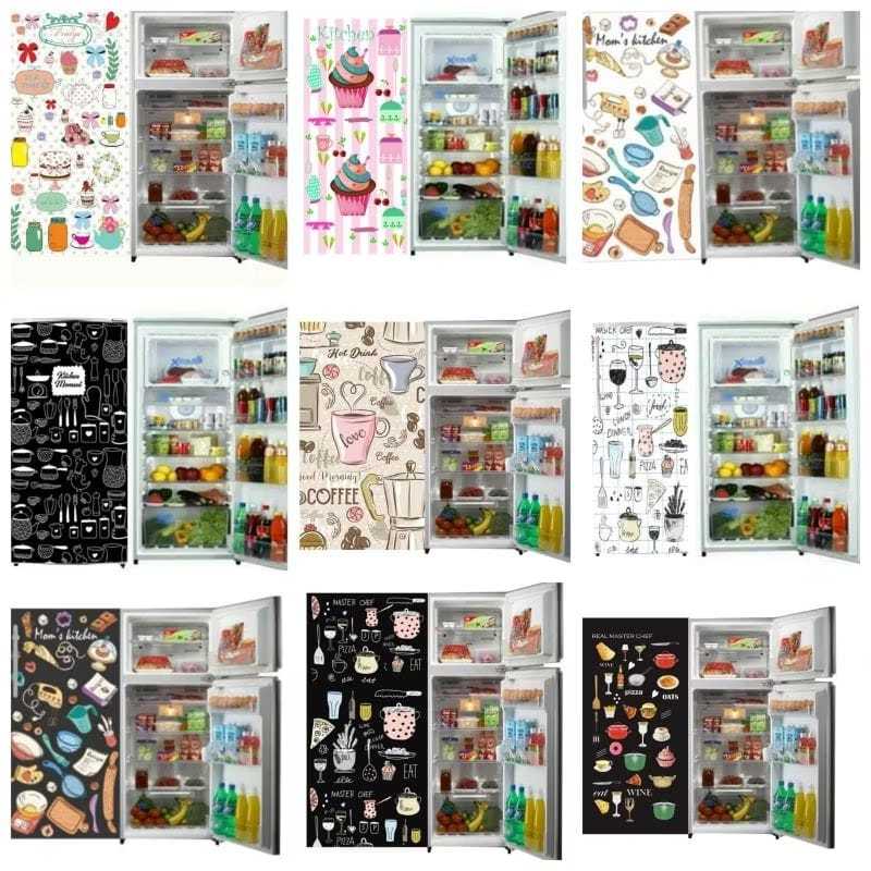 STIKER KULKAS 1 PINTU / STICKER KULKAS 1 PINTU