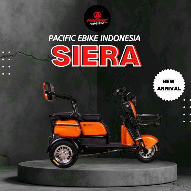 SEPEDA LISTRIK RODA TIGA EXOTIC SIERRA MURAH ANTI BENSIN