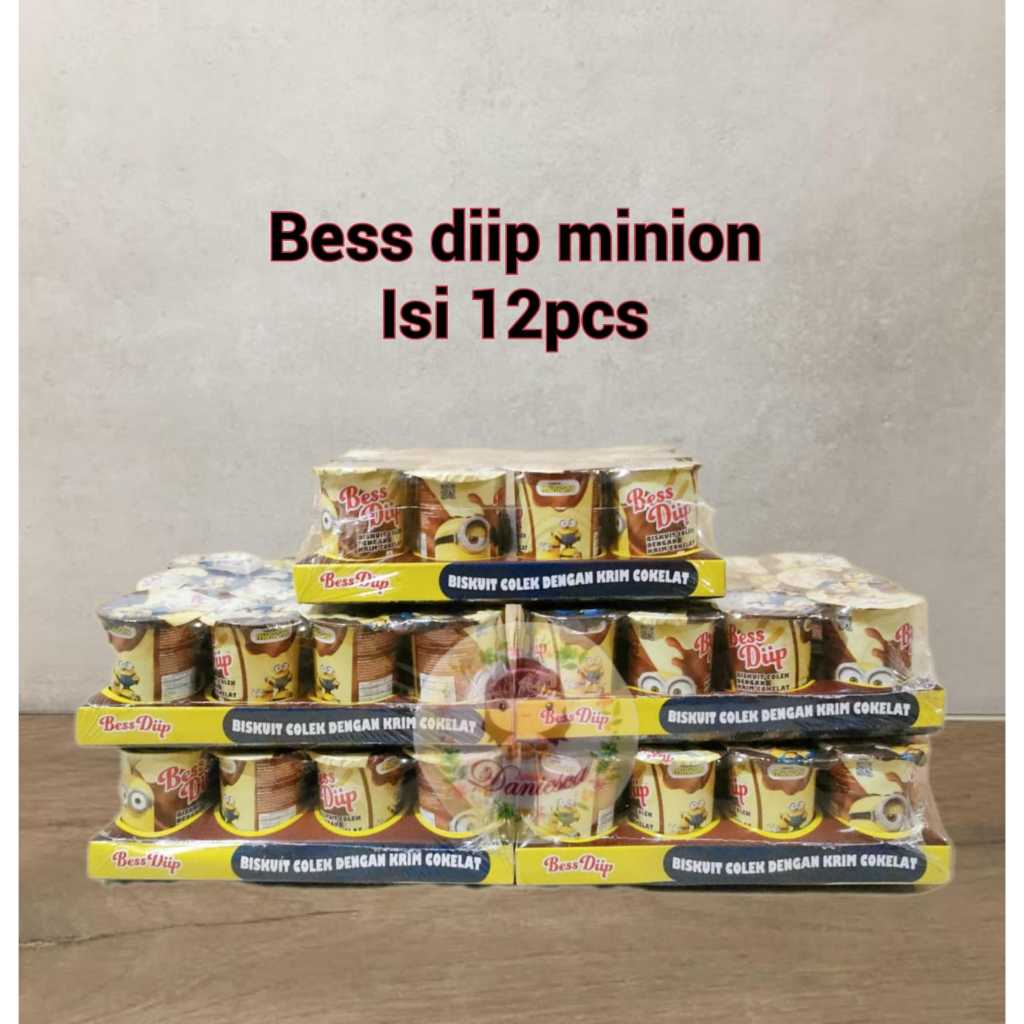 

Nyam nyam mini minion Bess diip 1 pack isi 12 pcs ( ds bgr )