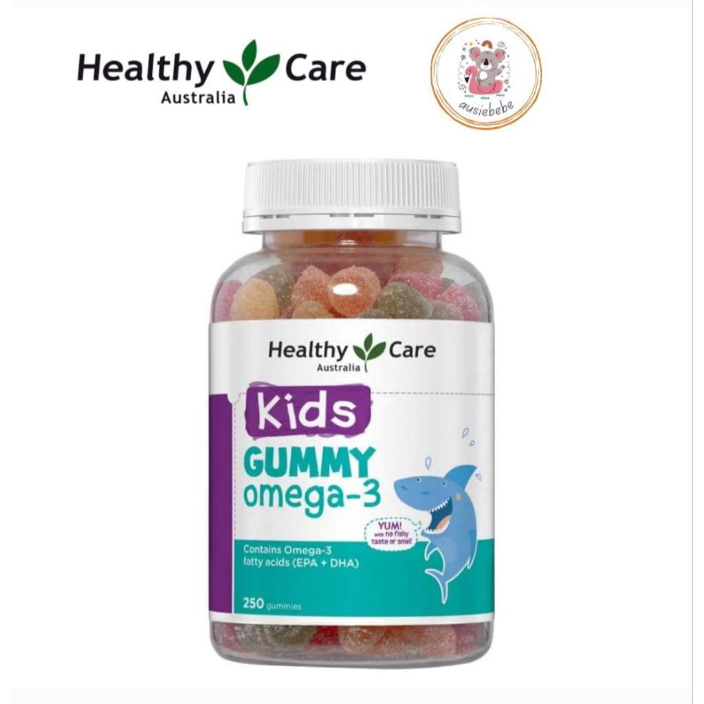 Healthy Care Kids Gummy Omega 3 250 Pastilles