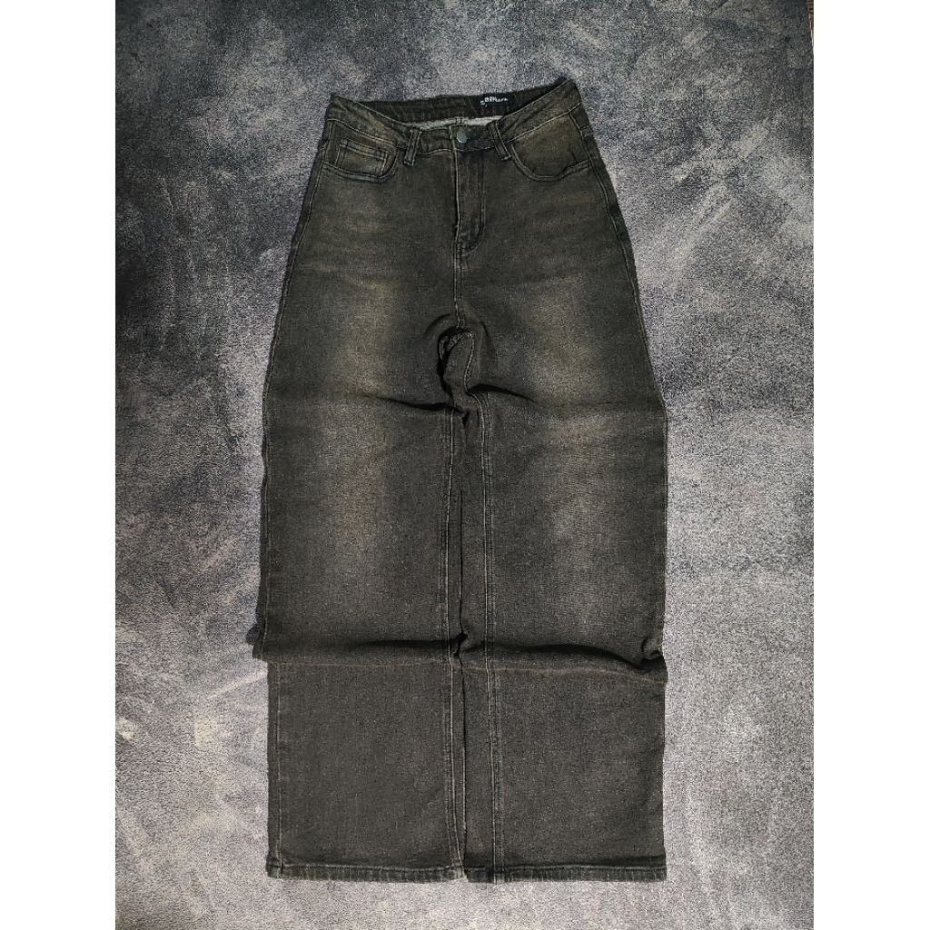 BAGGY JEANS BLACK WASH S-BIN