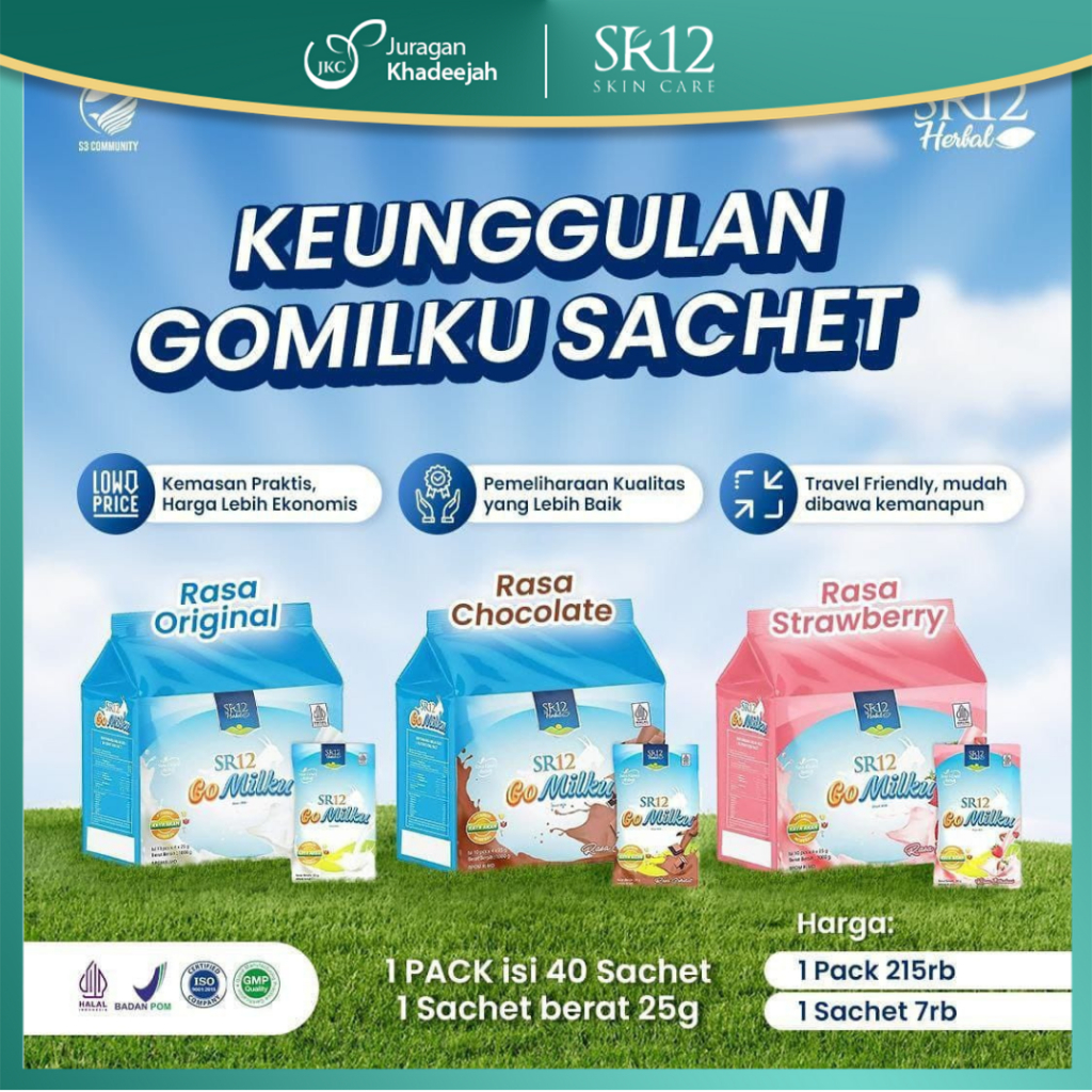 

SR12 GOMILKU SACHET 1 PACK (40 SACHET) | SUSU KAMBING ETAWA