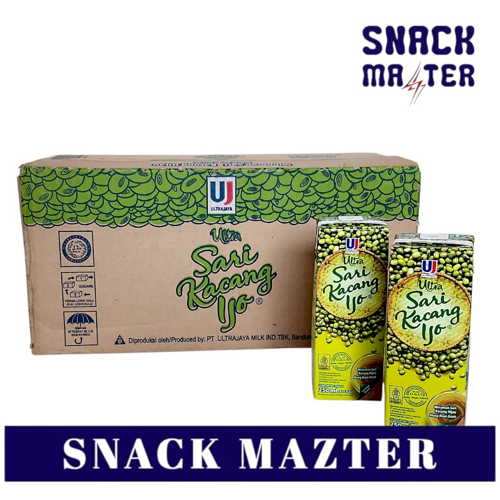 

Ultra Sari Kacang Ijo KARTON - Netto 250 ml x 24 pcs