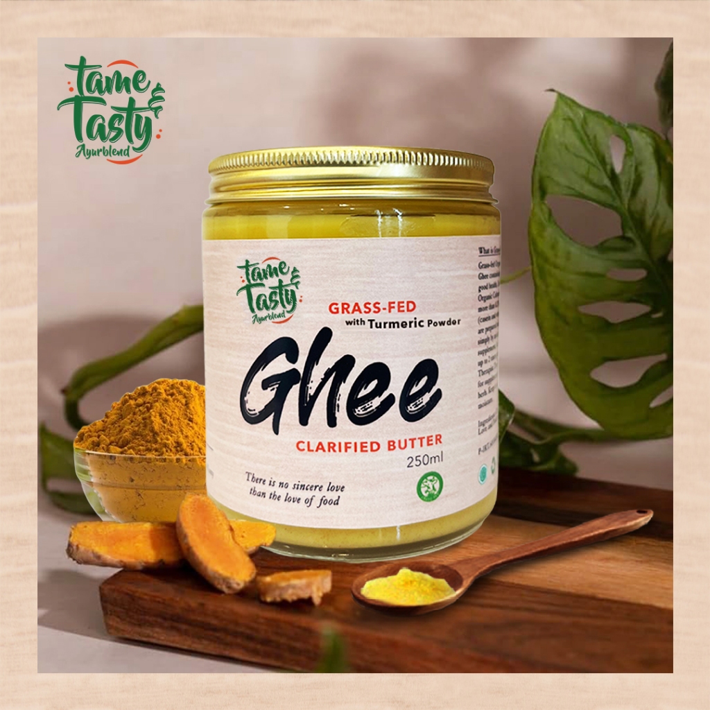 

Organic Ghee dengan Rasa (Brahmi, Triphala, Turmeric & Ashwagandha Powder) 250 ml