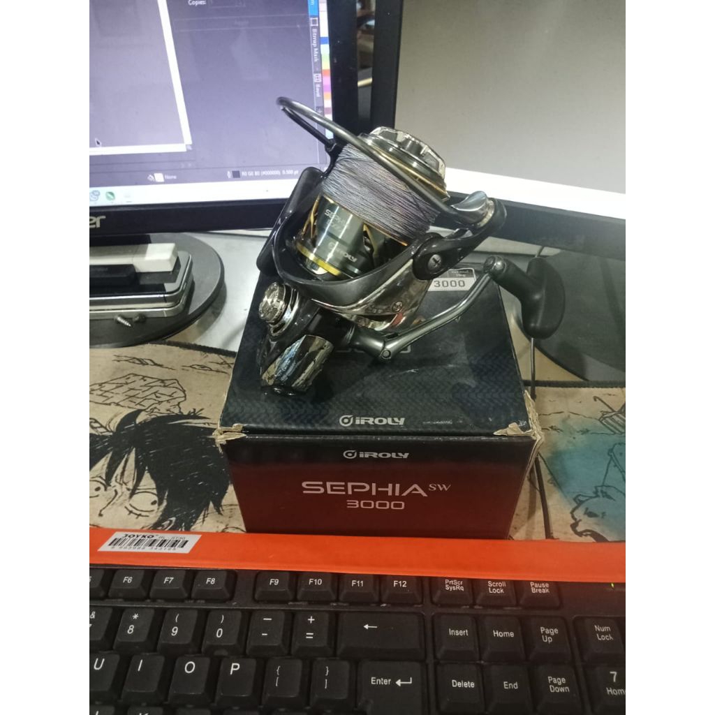 reel iroly sephia sw ukuran 3000 bekas murah