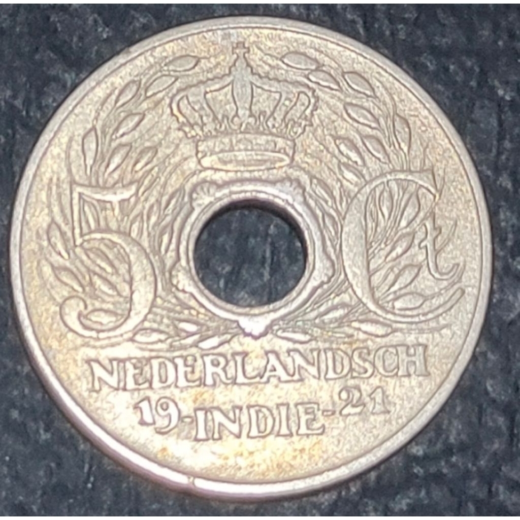 Koin 5 Cent Bolong Nederlandsch Indie