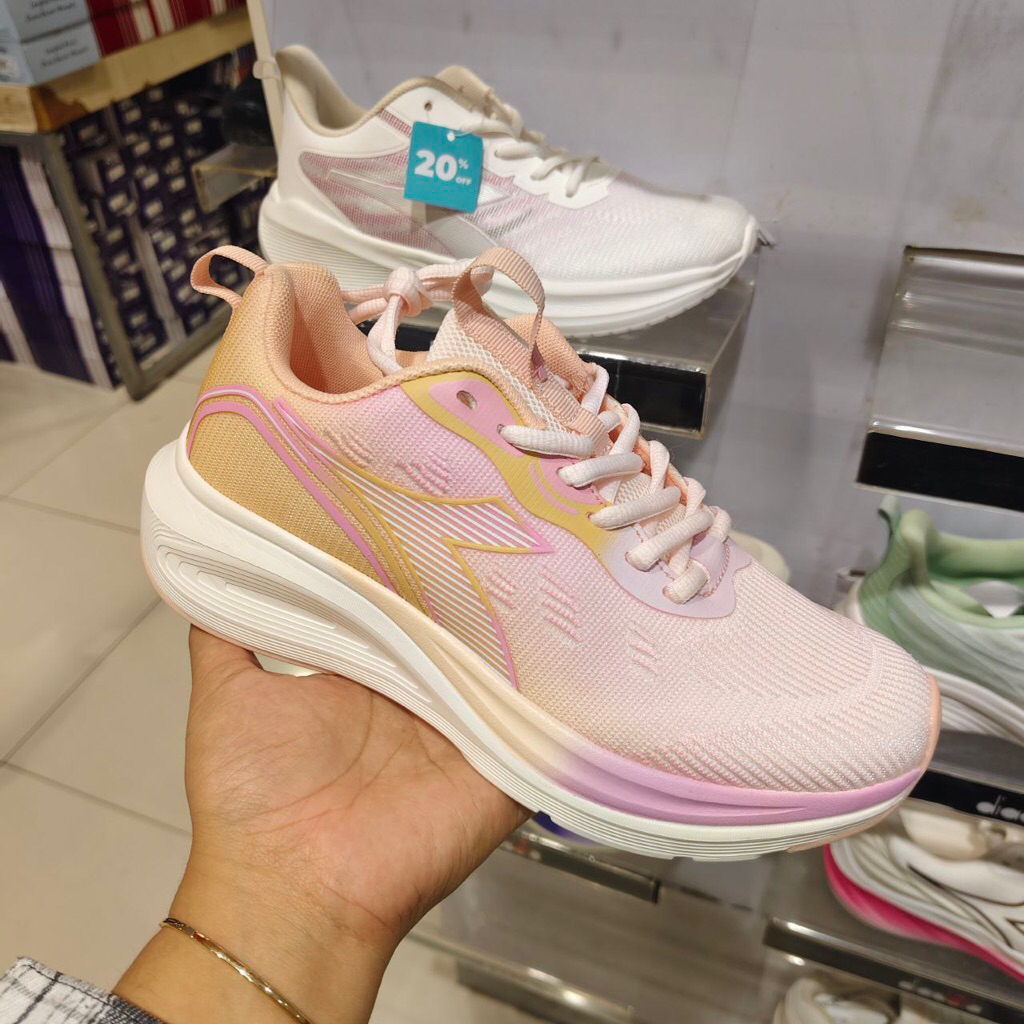 SALE DIADORA PINK RUNNING WOMEN ORIGINAL STORE