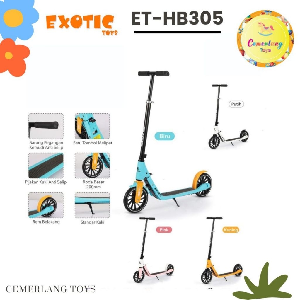 SCOOTER EXOTIC ET-HB305 SCOOTER DEWASA