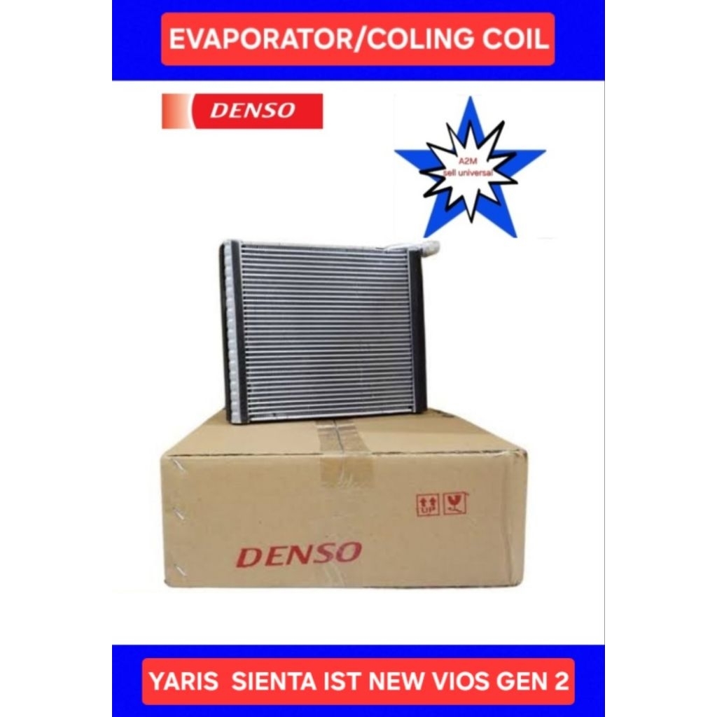 EVAPORATOR COLING COIL EVAP AC MOBIL YARIS SIENTA IST NEW VIOS GEN 2