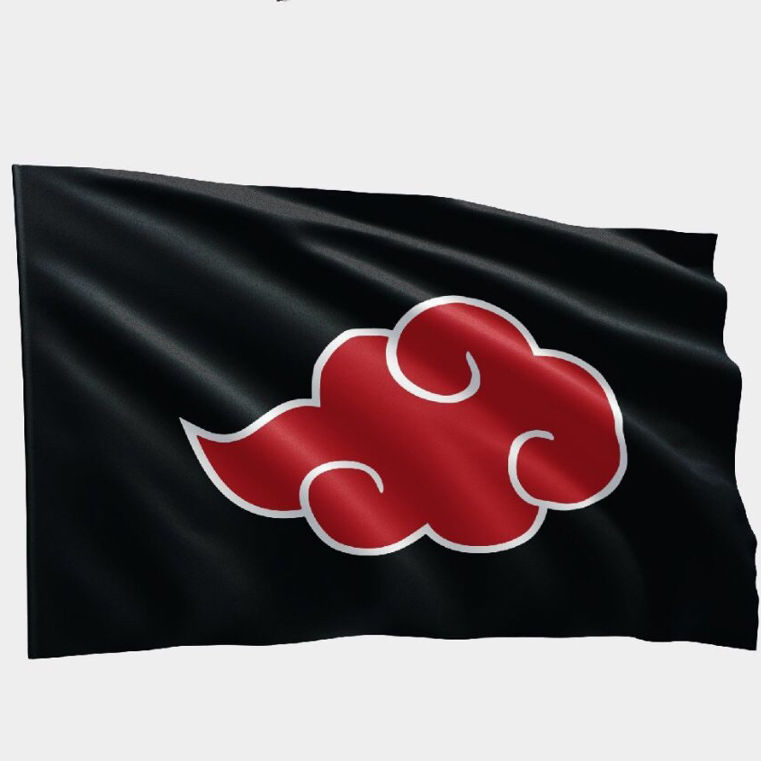 60x40 TERMURAH BENDERA ONE PIECE AKATSUKI