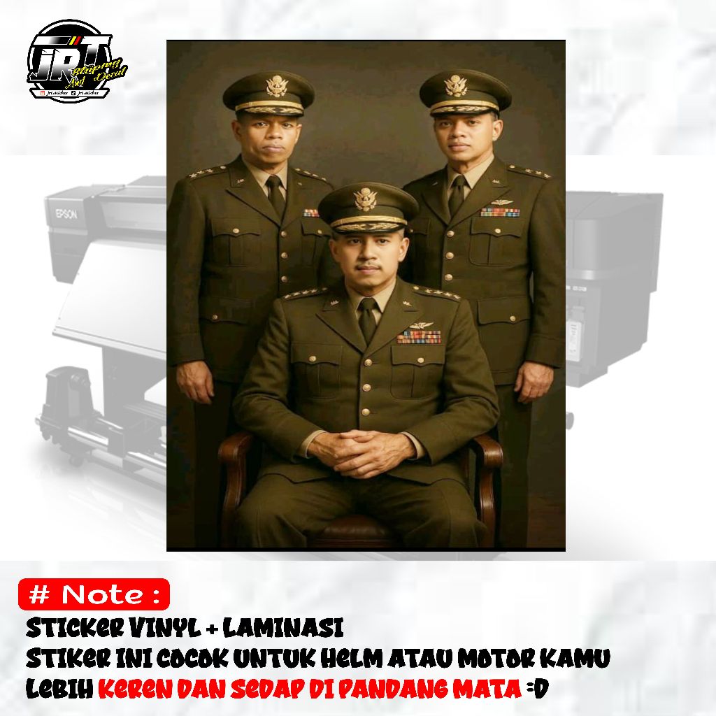 

stiker poster sampitak jendral wito keren versi 3 serangkai jendral