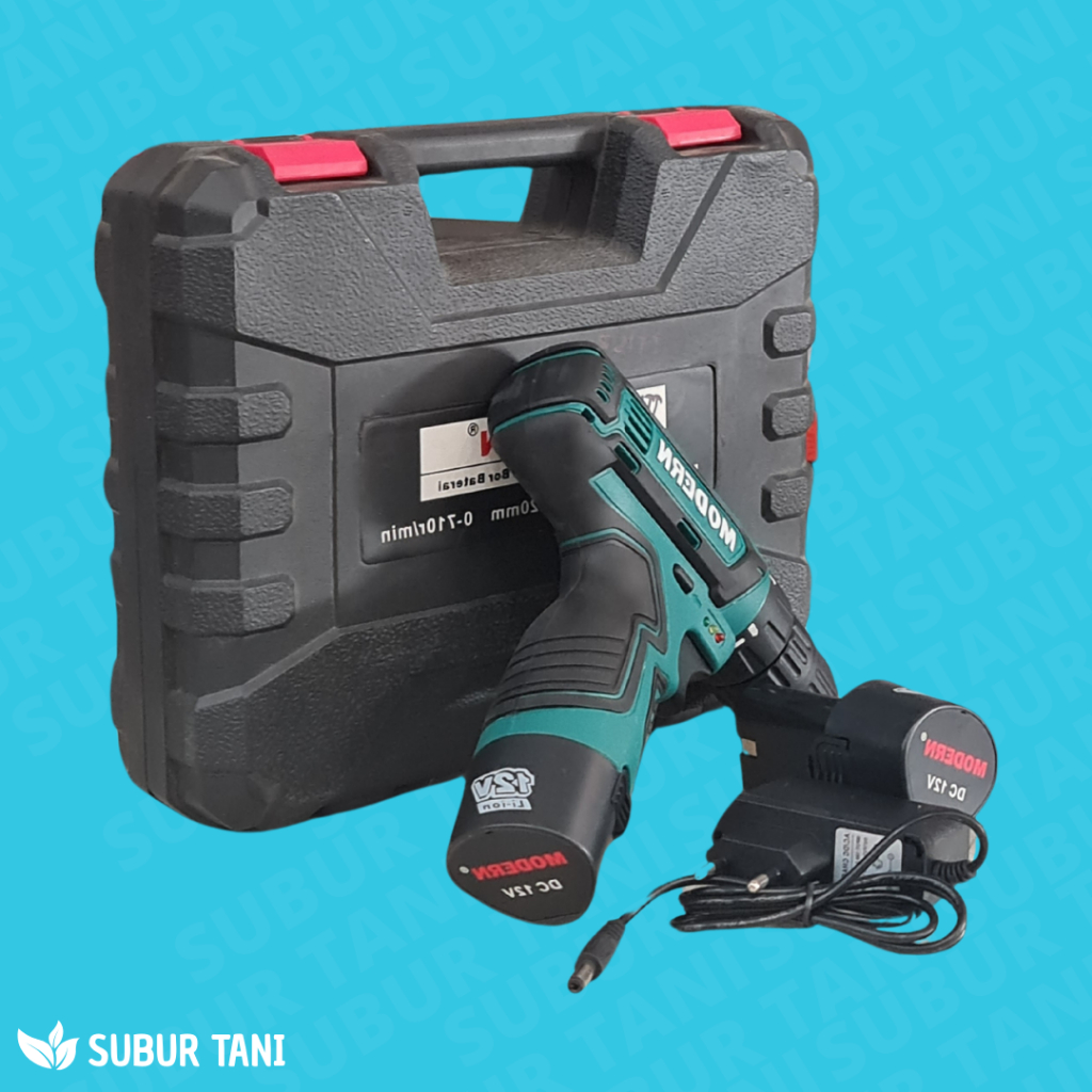 MESIN BOR MODERN M-12V/CORDLESS DRILL MODERN M-12V/IMPACT DRILL MODERN M-12V/ BOR TANPA KABEL