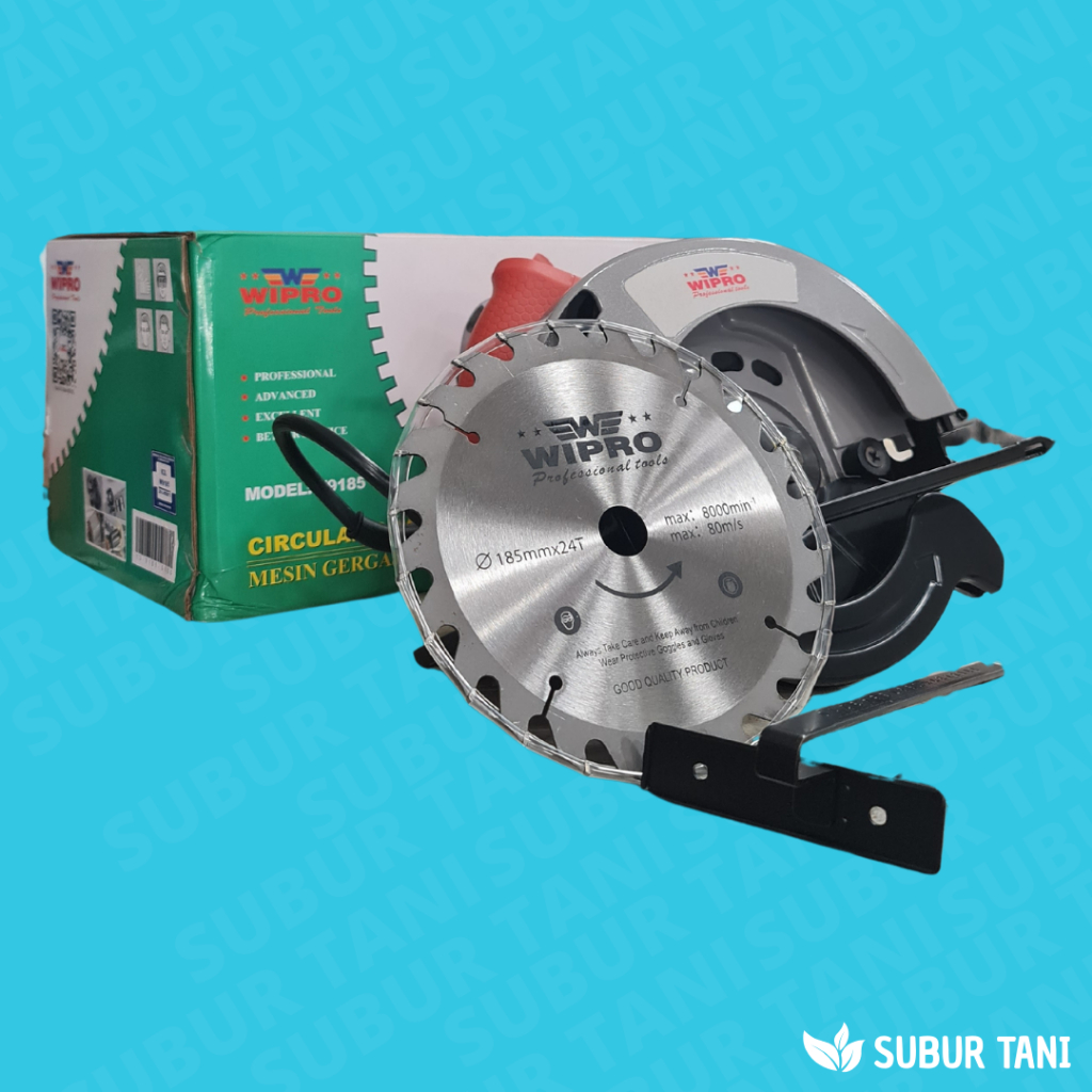 MESIN GERGAJI WIPRO W9185/CIRCULAR SAW WIPRO W9185/GERGAJI POTONG WIPRO W9185