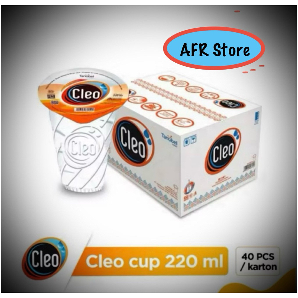 

Air Cleo Cup 220ml (isi 40)