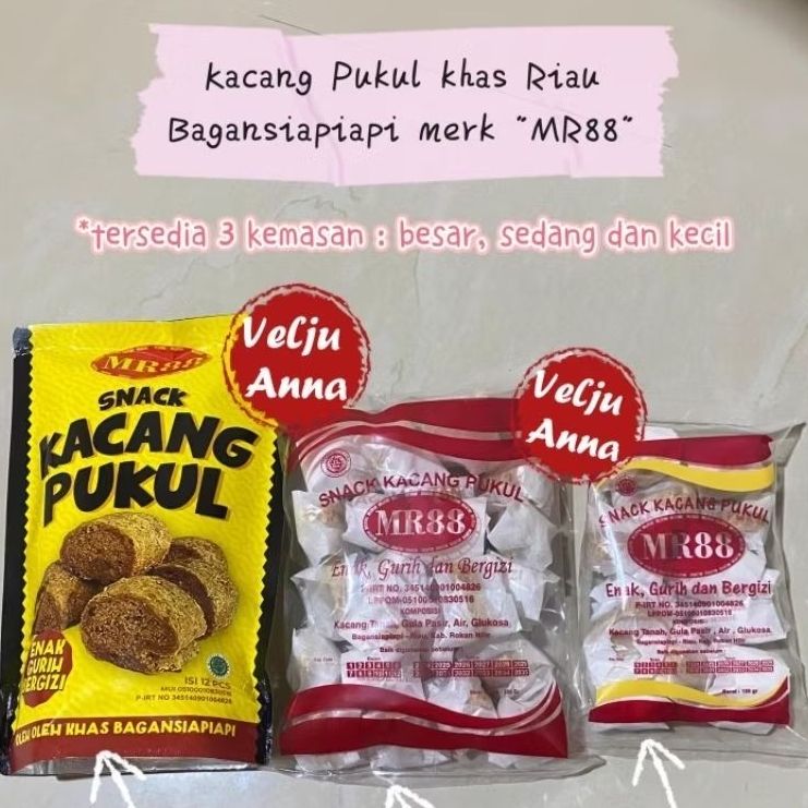 

Snack Kacang Pukul Mr88 Khas Riau Bagansiapiapi Cemilan Makanan Enak Gurih
