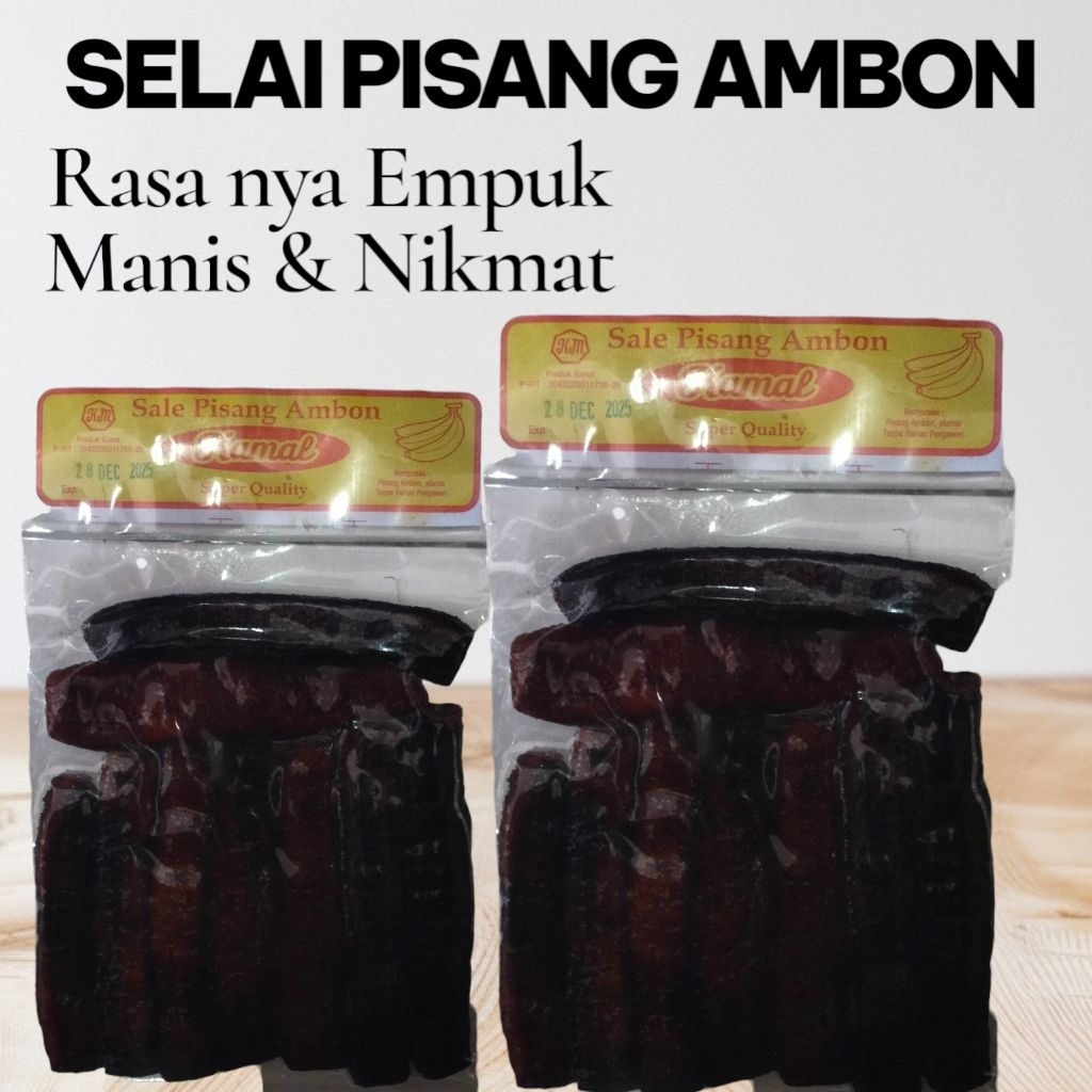 

SELAI PISANG AMBON EMPUK