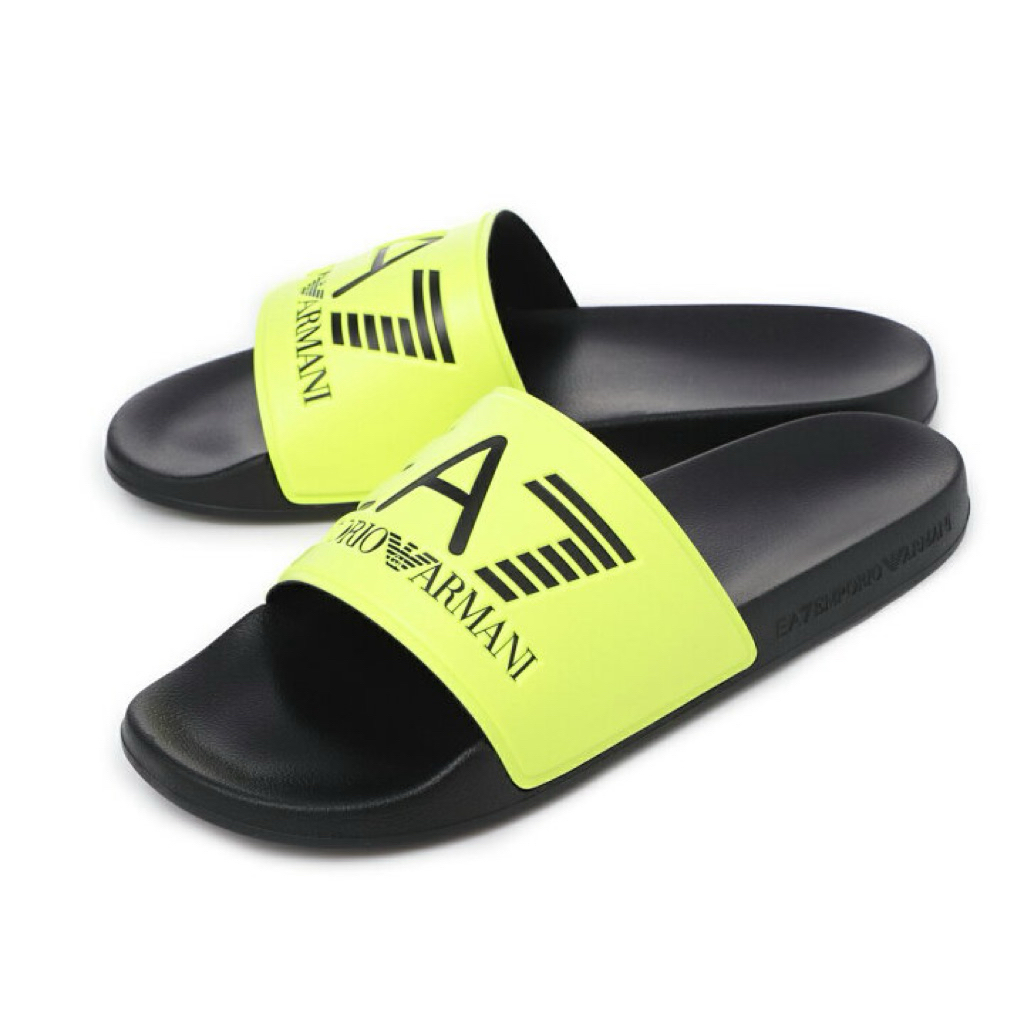 SANDAL SEAWORLD EA7 ARMANI EMPORIO BLACK STABILO ORIGINAL AUTHENTIC