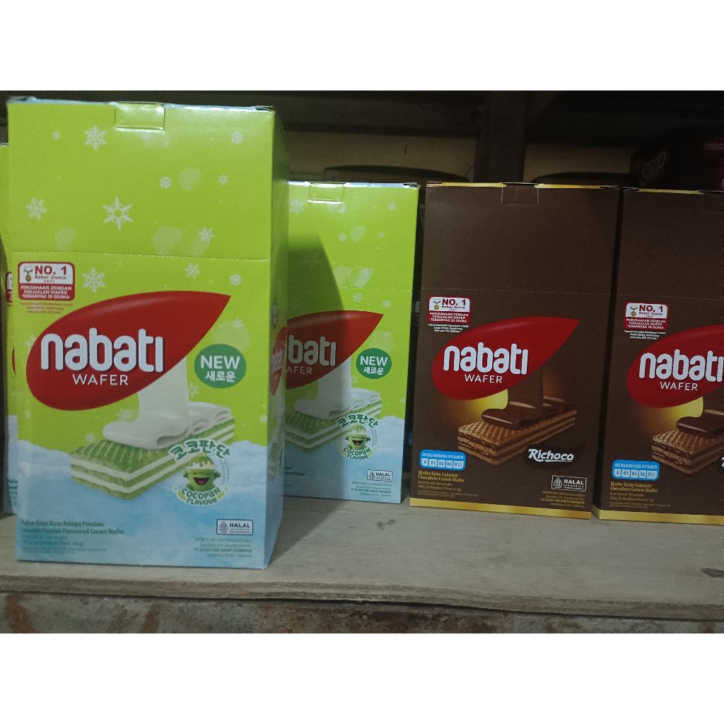 

Nabati Wafer 1 box isi 20 Pcs
