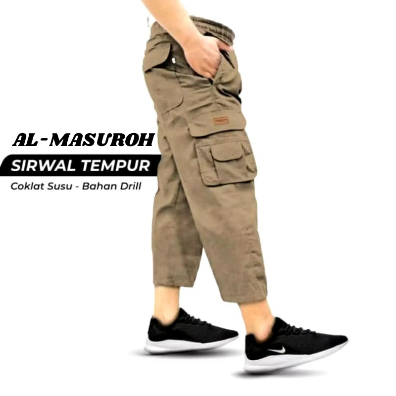 Celana Sirwal Tempur dewasa model cargo / Sirwal Outdoor Premium