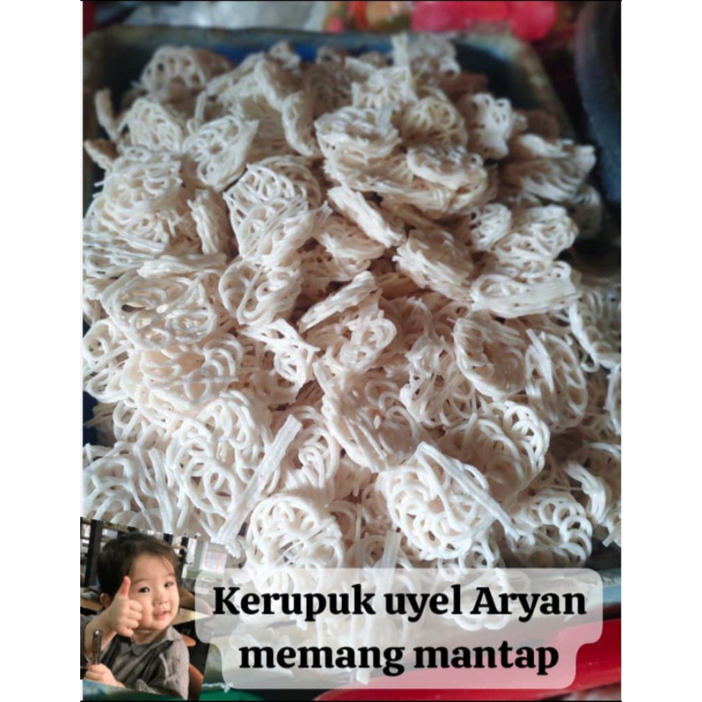 

kerupuk uyel Jombang / brt 500gr