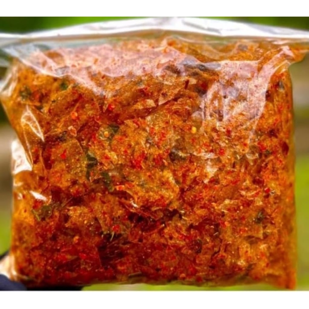 

keripik kaca kemasan 1kg pedas daun jeruk cikruh