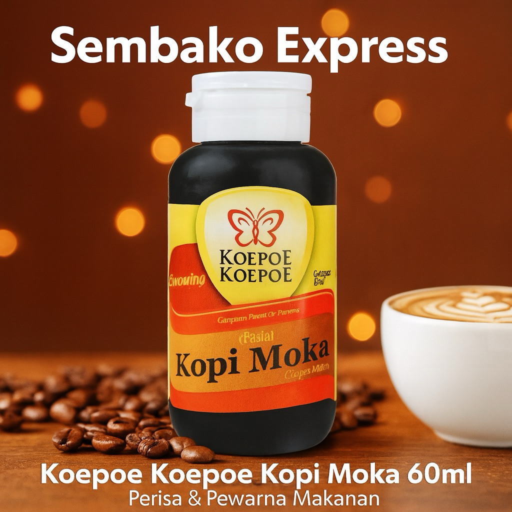 

Koepoe Koepoe Pasta Kopi Moka 60 ml – Perisa & Pewarna Makanan