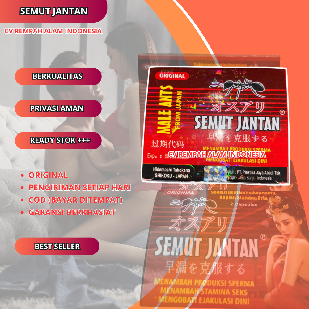 

Semut Jantan Kapsul 12 Sachet Original