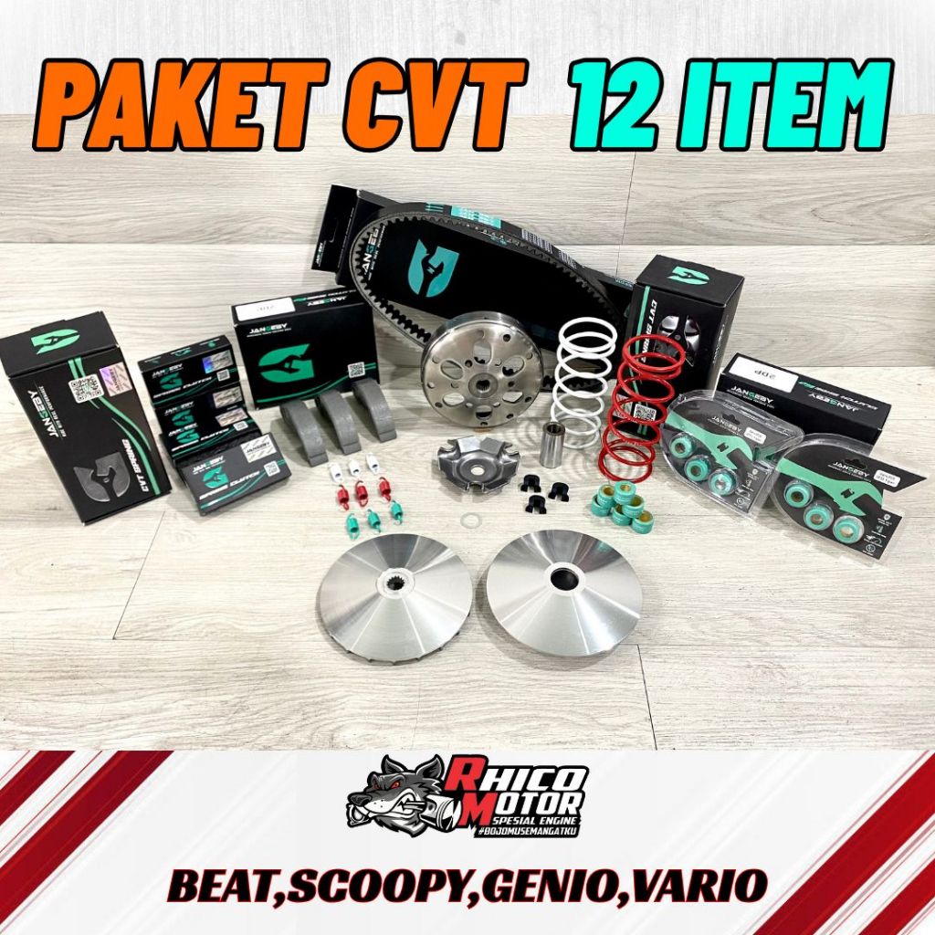 PAKET CVT 12 ITEM CVT FULL. BEAT, SCOOPY, GENIO, VARIO