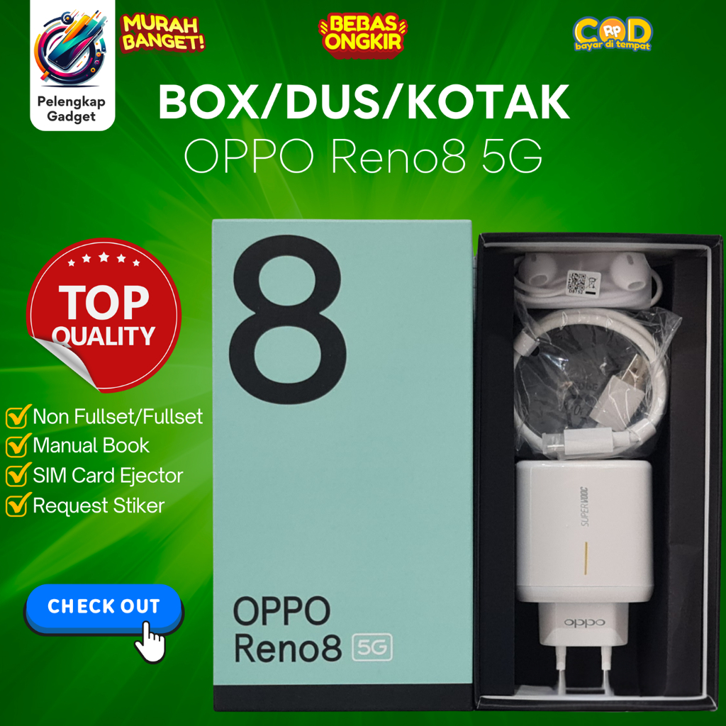 

BOX/DUS/KOTAK OPPO Reno8 5G (CHARGER SUPER VOOC 65w ORIGINAL)