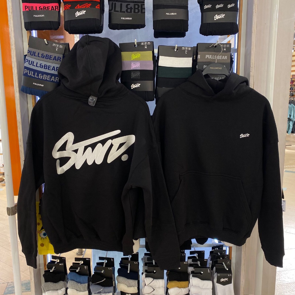 Jastip. Hoodie Logo STWD Boxy Fit Pull&Bear (Man)