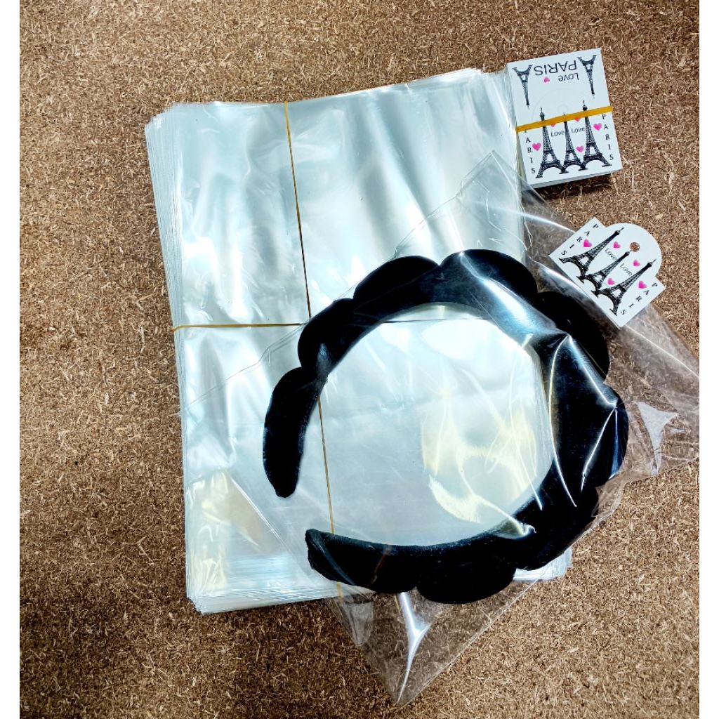 

plastik OPP bando besar ukuran 18×25 dan hentek