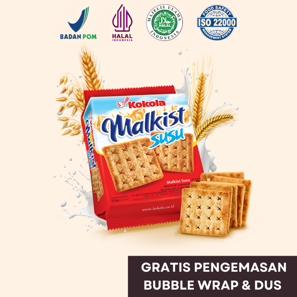 

Kokola Malkist Susu 225 gram