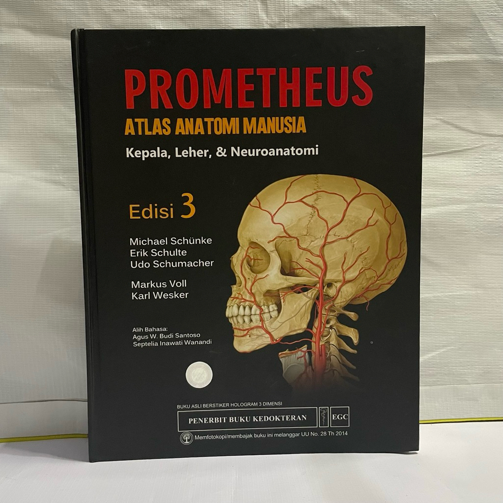 Prometheus Atlas Anatomi Manusia: Kepala, Leher, dan Neuroanatomi Edisi 3 (Prometheus LernAtlas der 