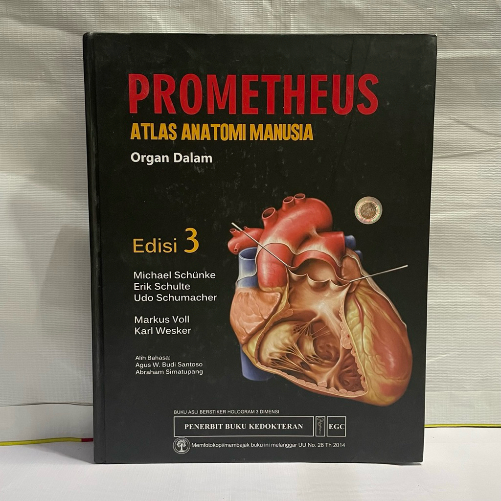 Prometheus Atlas Anatomi Manusia: Organ Dalam Edisi 3 (Prometheus LernAtlas der Anatomie: Innere Org