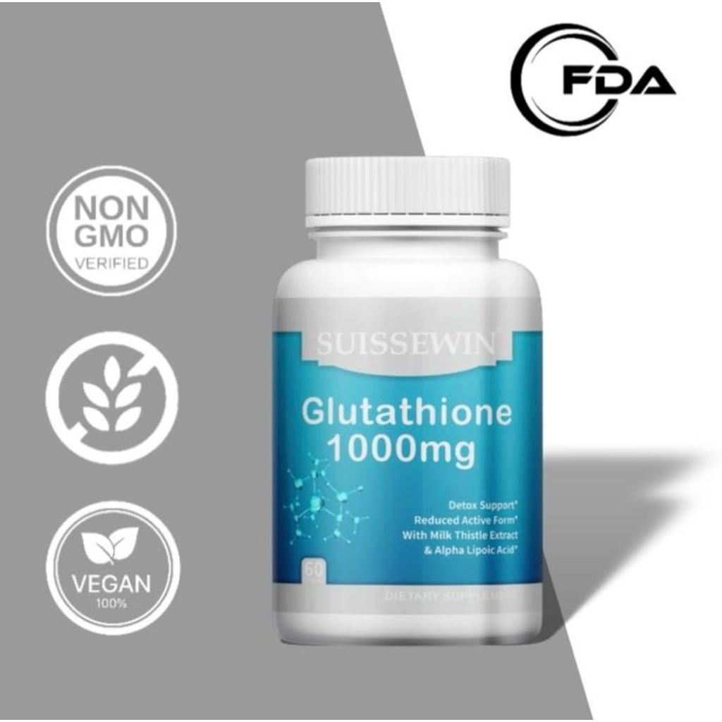 Suplemen glutathione SUISSEWIN 60 Kapsul