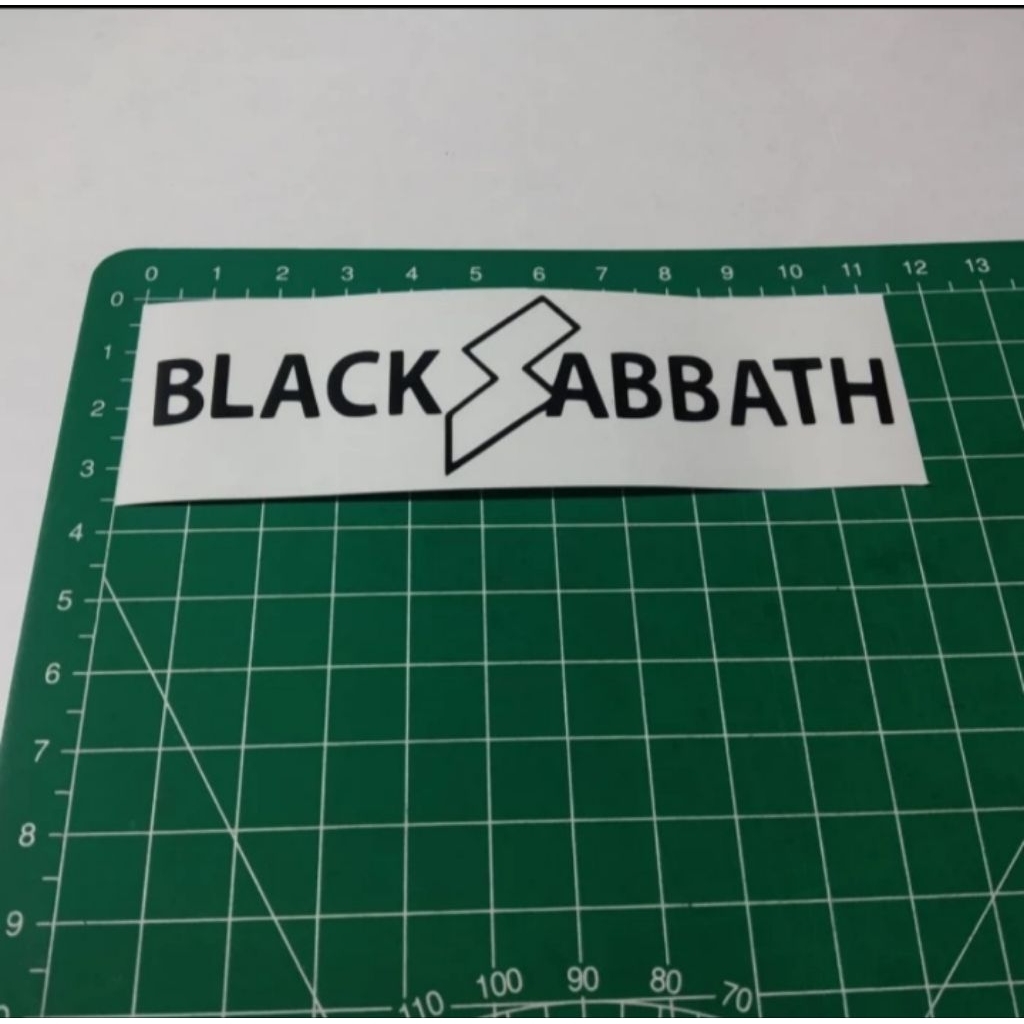 

stiker cutting black sabbath