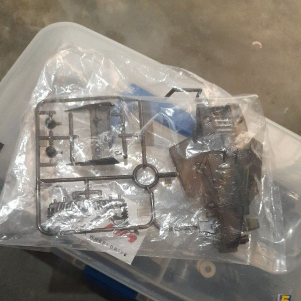 body dash clear hitam original tamiya