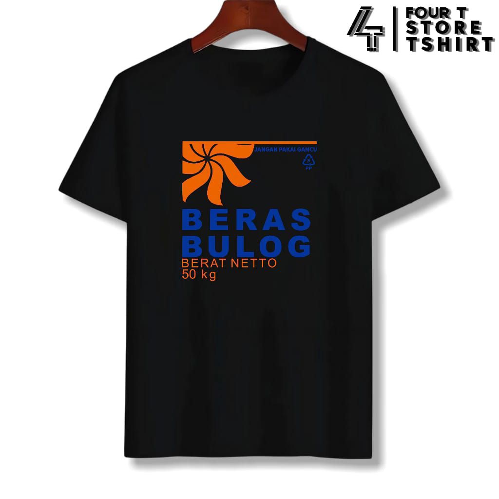Kaos Beras Bulog V2 / Baju Karung Beras Bulog Premium