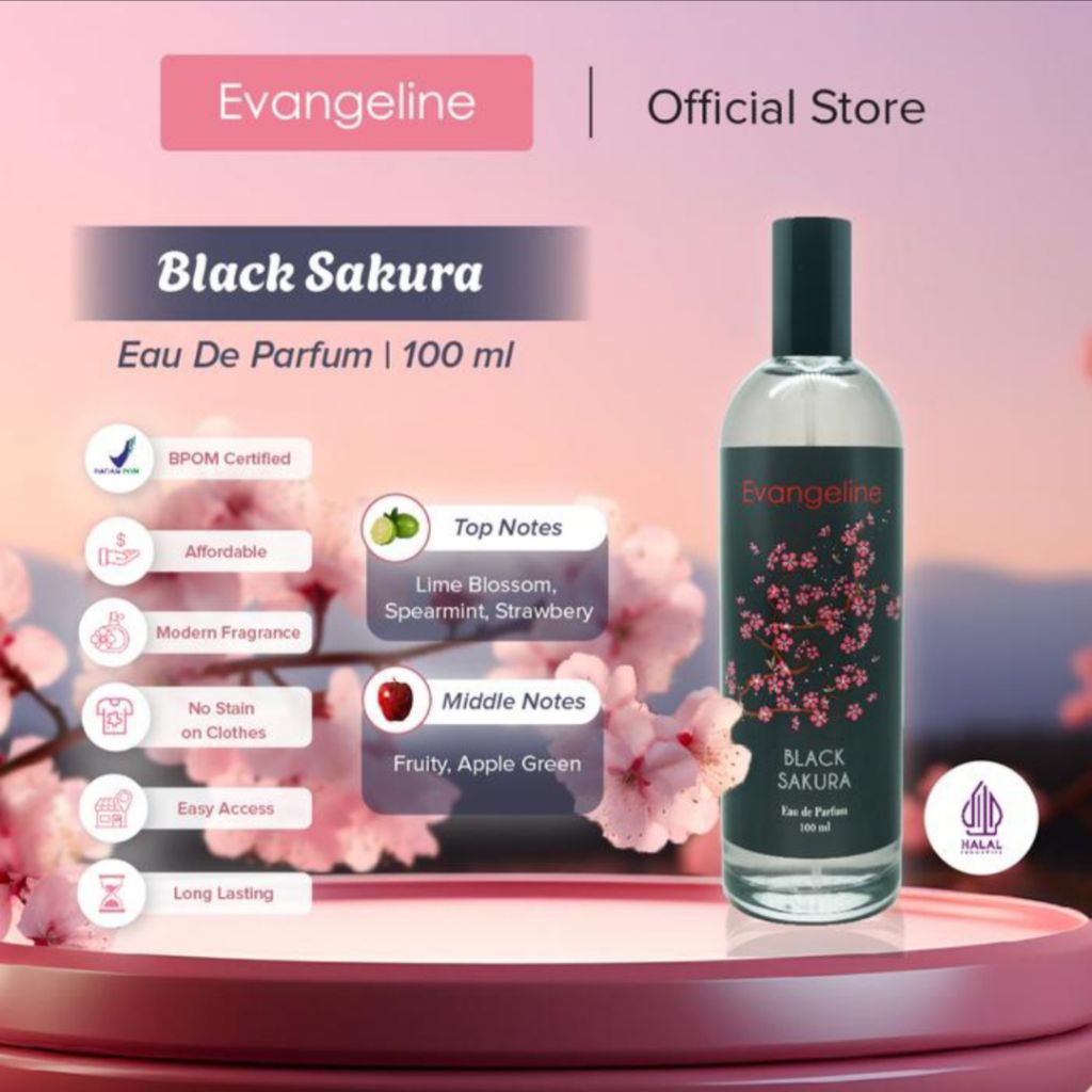 Evangeline parfum Black Sakura 100ml
