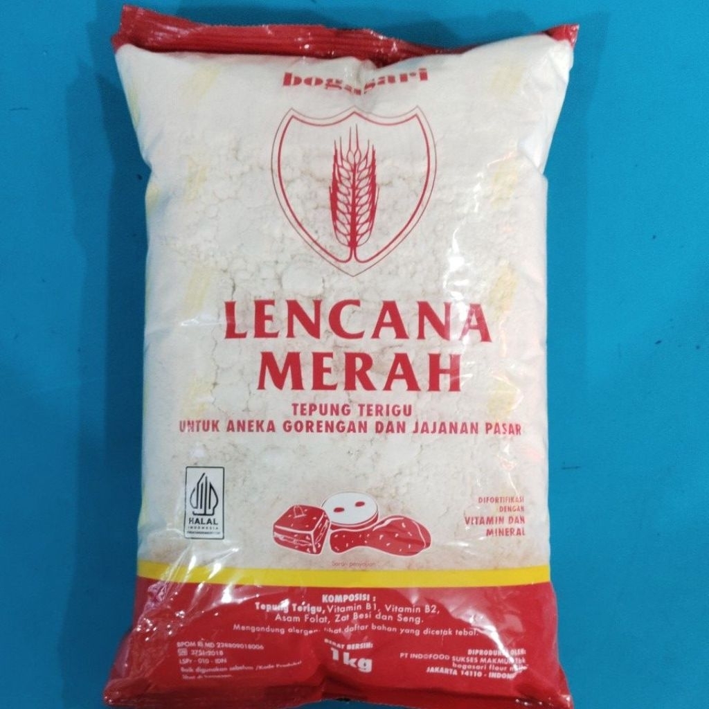 

Lencana merah Tepung terigu 1kg