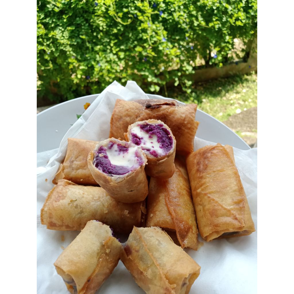 lumpia ubi ungu lumer frozen