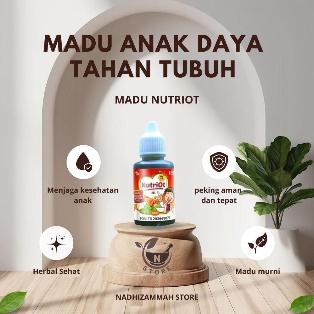 

Madu Anak Daya Tahan Tubuh Madu Nutriot Makkata Pintar Dan Menambah Nafsu Makan Original Bpom