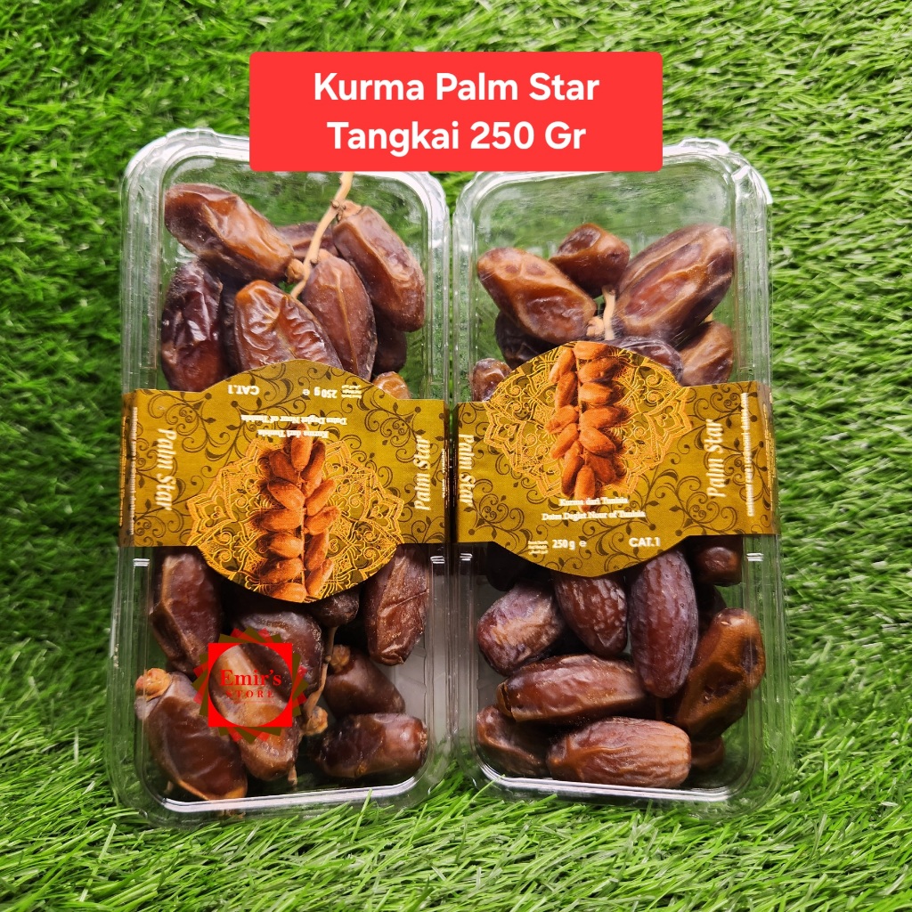 

Kurma Tunisia Palm Star | Kurma Palm Star | Palm Star Dates | 250 Gr