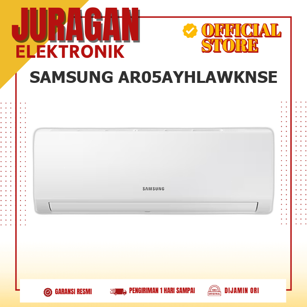 SAMSUNG AR05AYHLAWKNSE AC SPLIT 0.5 PK ALPHA INVERTER SMART AIR FLOW EASY FILTER PLUS AR05AYHLAWKNSE