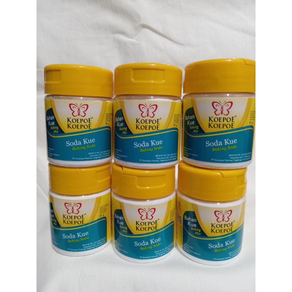 

Koepoe Koepoe Soda Kue Pengembang 81 gr ( 1 pack isi 6 pcs)