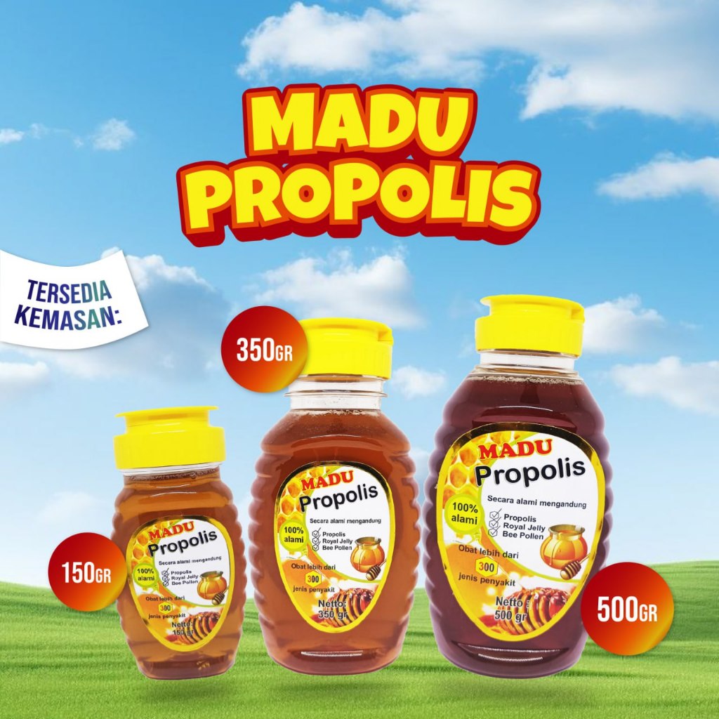 

ARAABEE Madu Murni Propolis Beepolen Royal Jelly 500g Asli Original