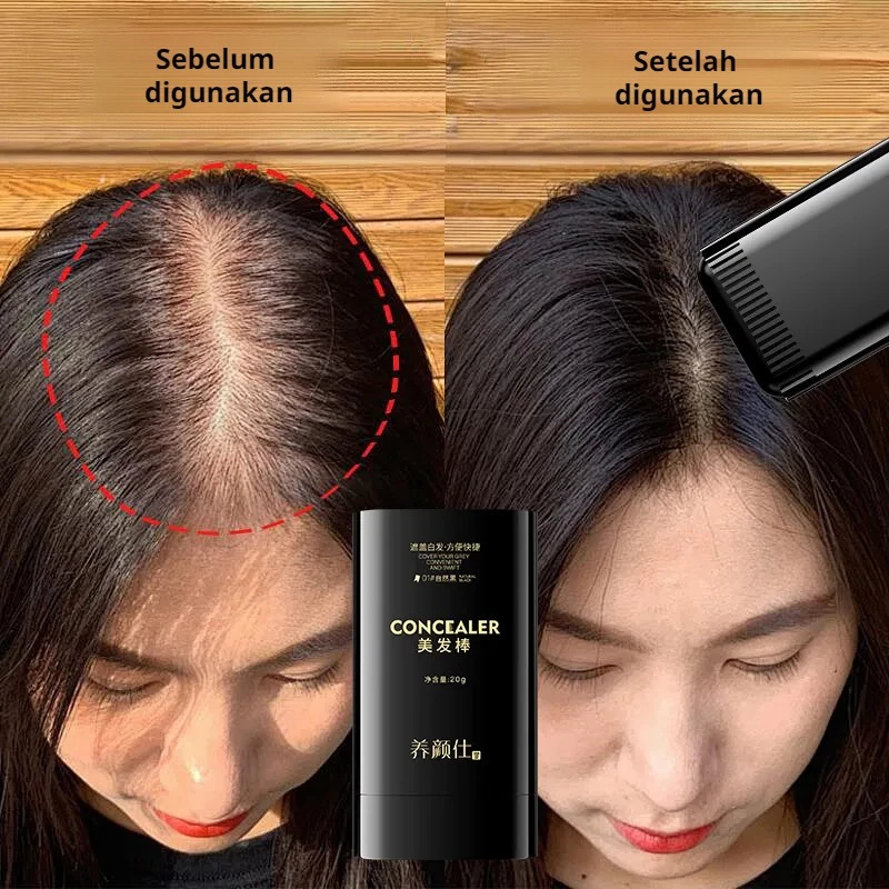 【Kirim dalam 24 jam】 Penutup Uban Permanen/Alat Semir Rambut /Cat Rambut /Penghitam Rambut Uban Perm